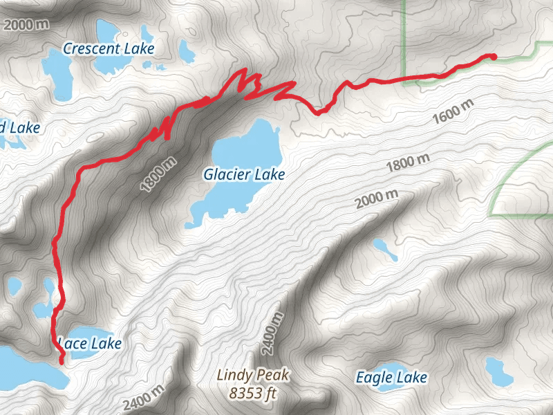 Turquoise Lake via Glacier Creek