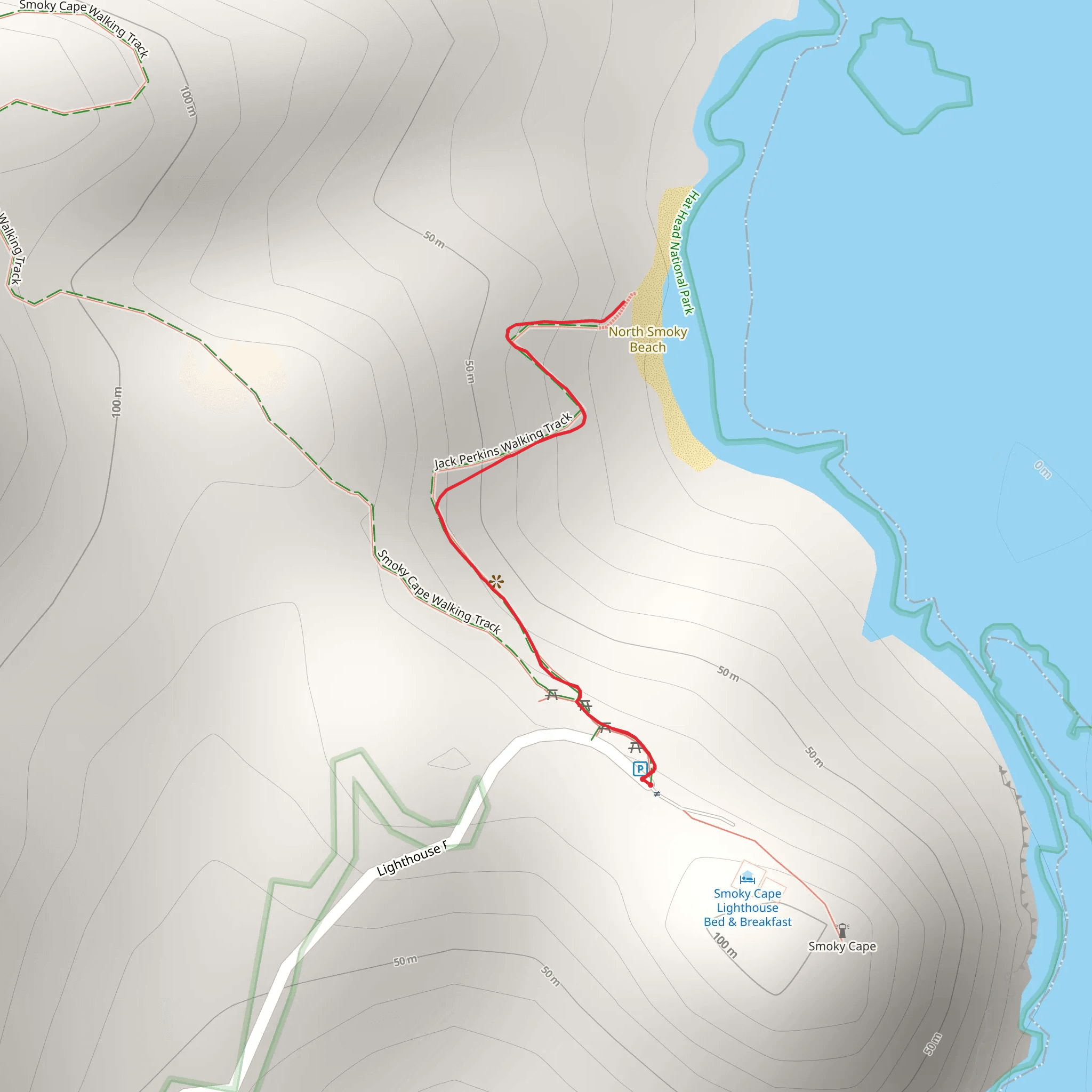 Jack Perkins Track mobile static map