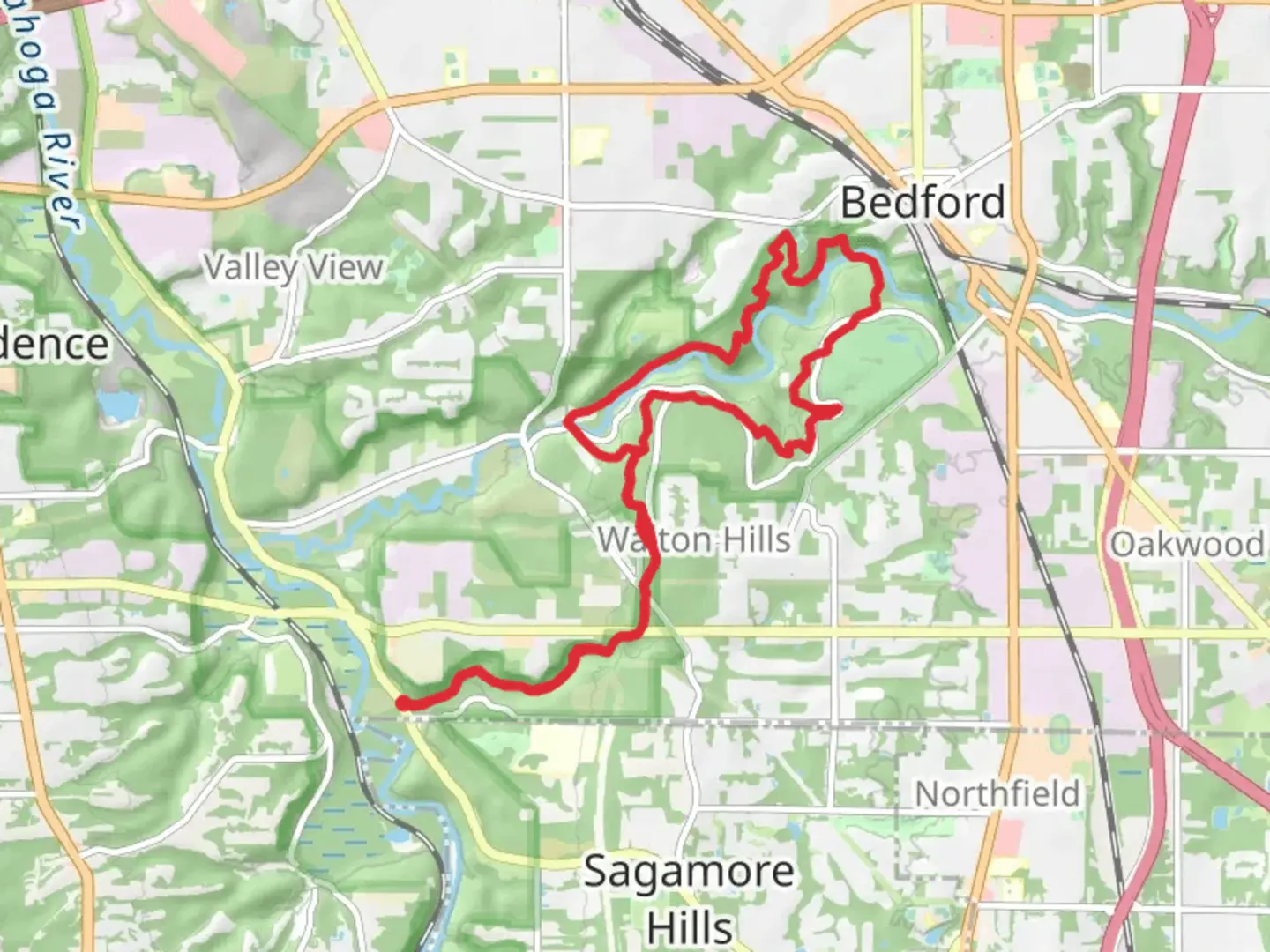 An image depicting the trail Sagamore Creek - Bridle Trail - Hemlock Loop Trail and its surrounding area.