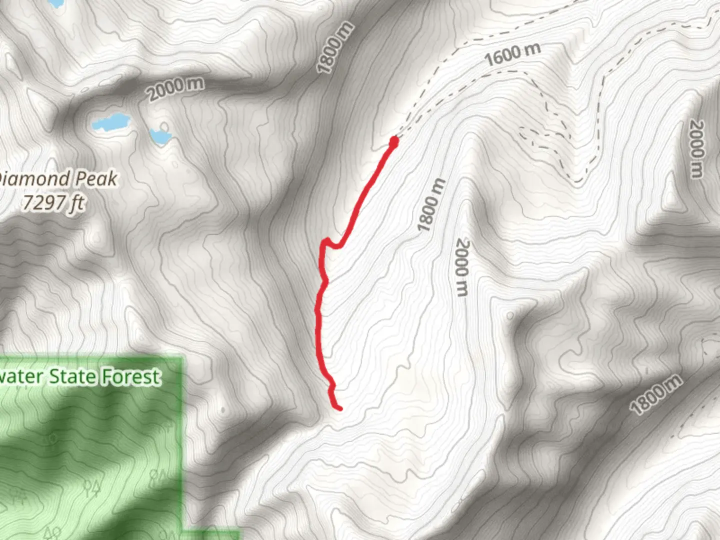 An image depicting the trail Haines Pass Trail and its surrounding area.