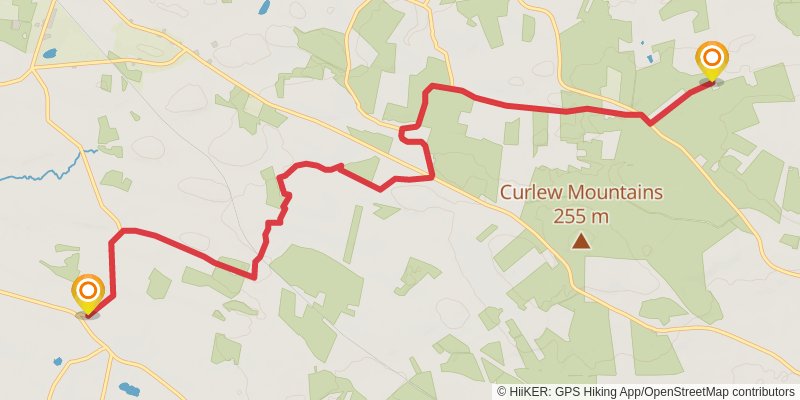 Lung Lough Gara Way stage 3 Map