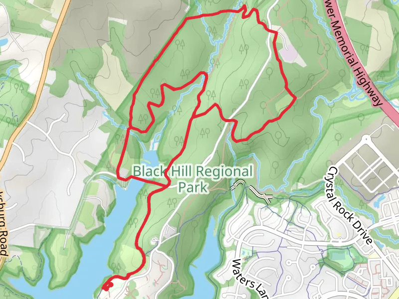 Black Hill, Hamilton and Hard Rock Loop Trail