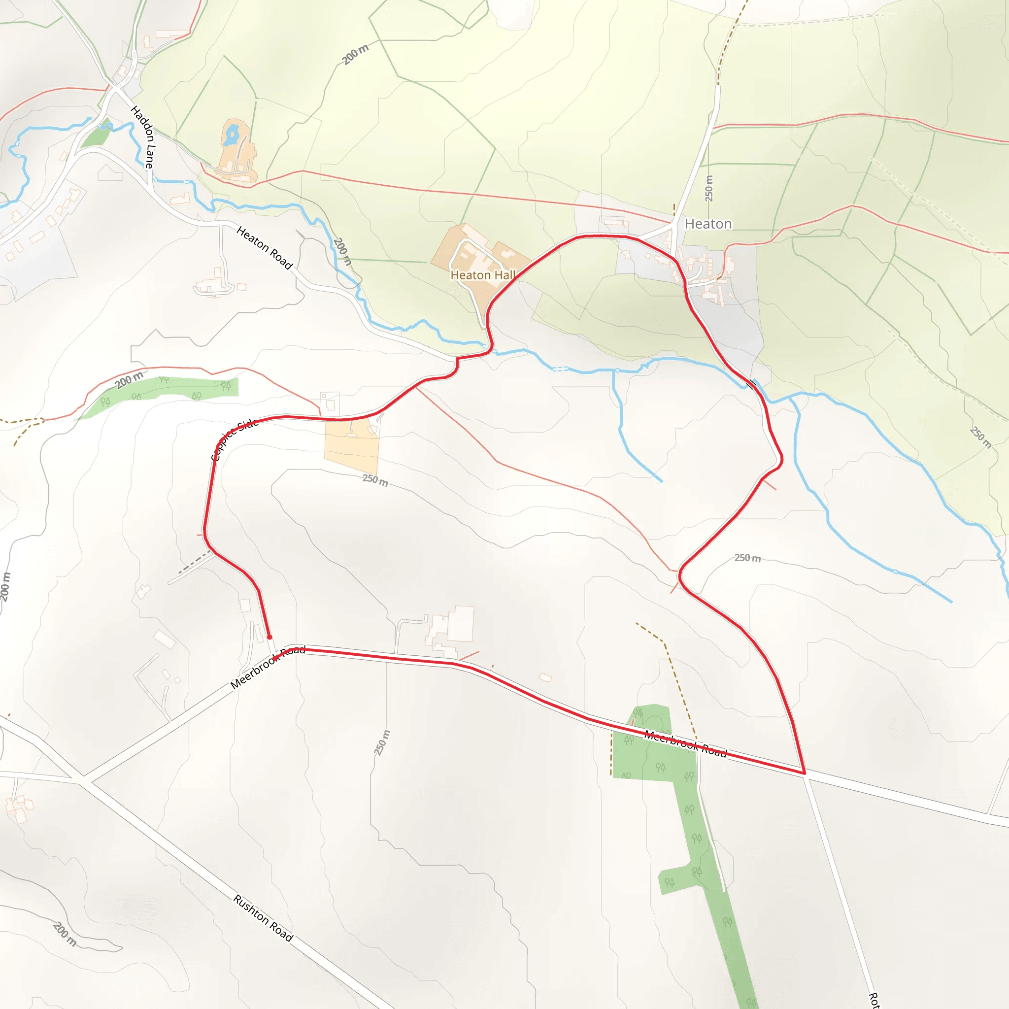 Heaton Loop Walk mobile static map