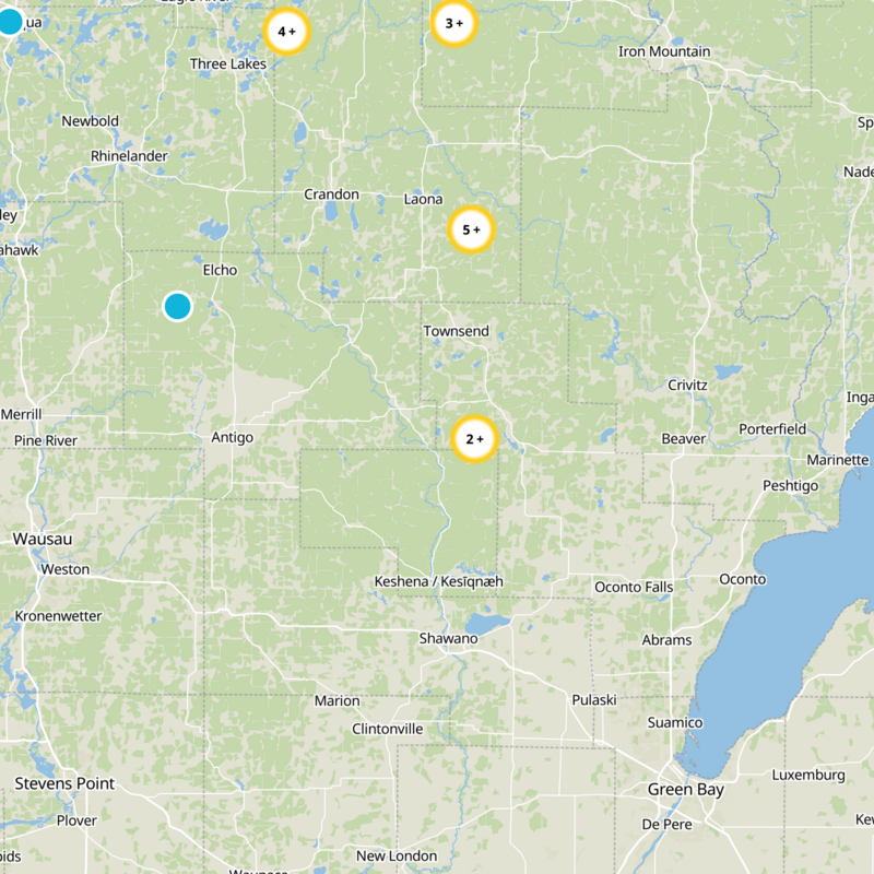 Oconto County Static Map