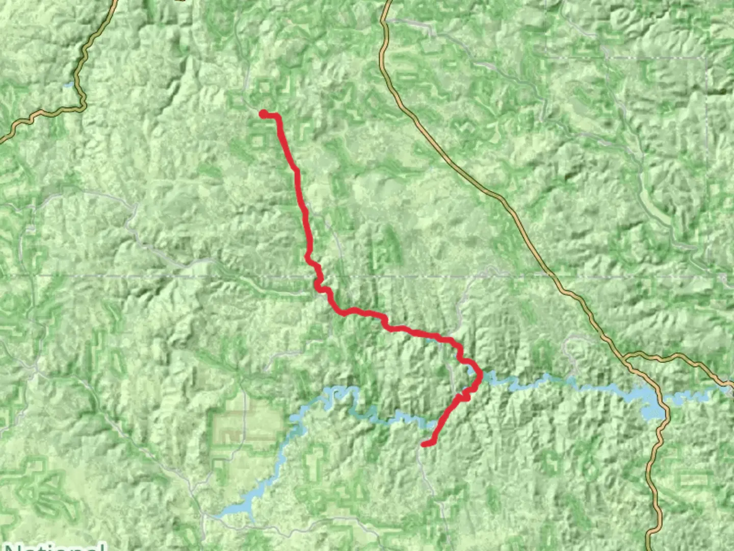 An image depicting the trail Castle Creek via George S Mickelson Trail and its surrounding area.