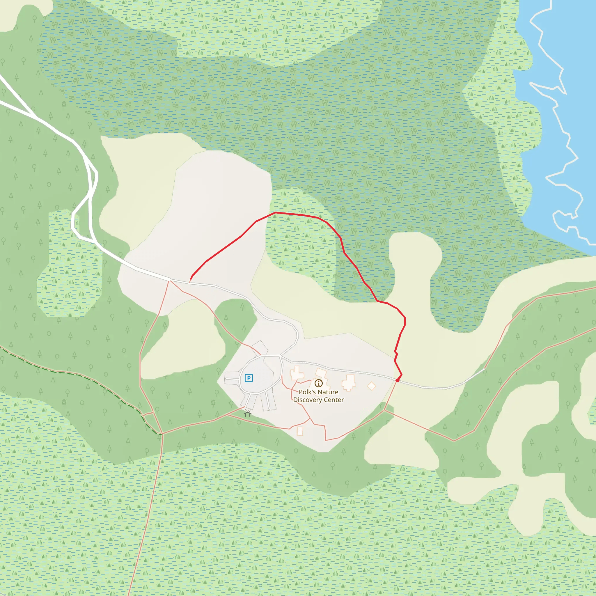 Lost Bridge Out and Back mobile static map