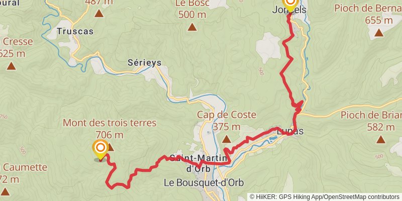 Via Tolosana stage 11 Map