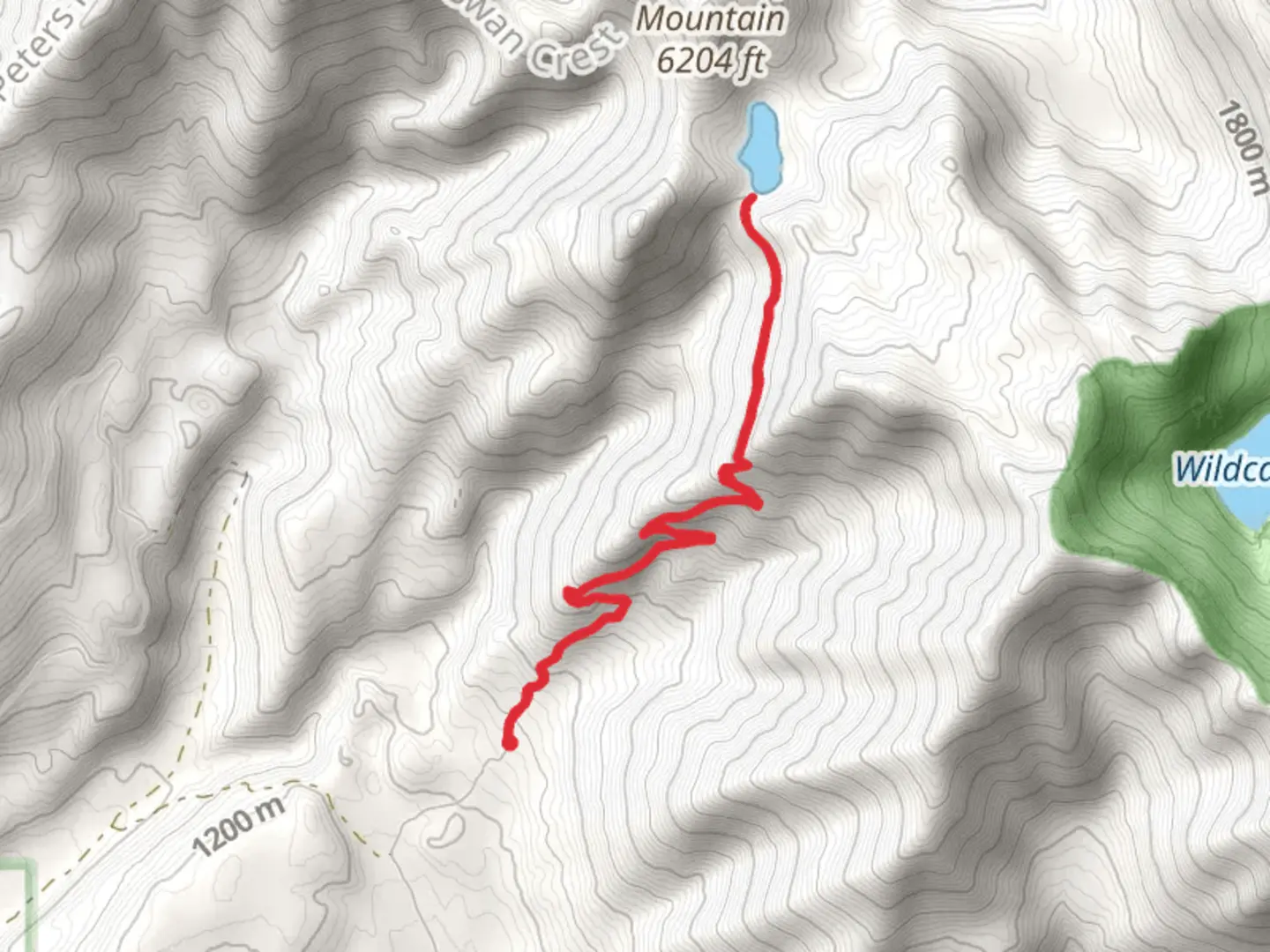An image depicting the trail Strawberry Lake and its surrounding area.