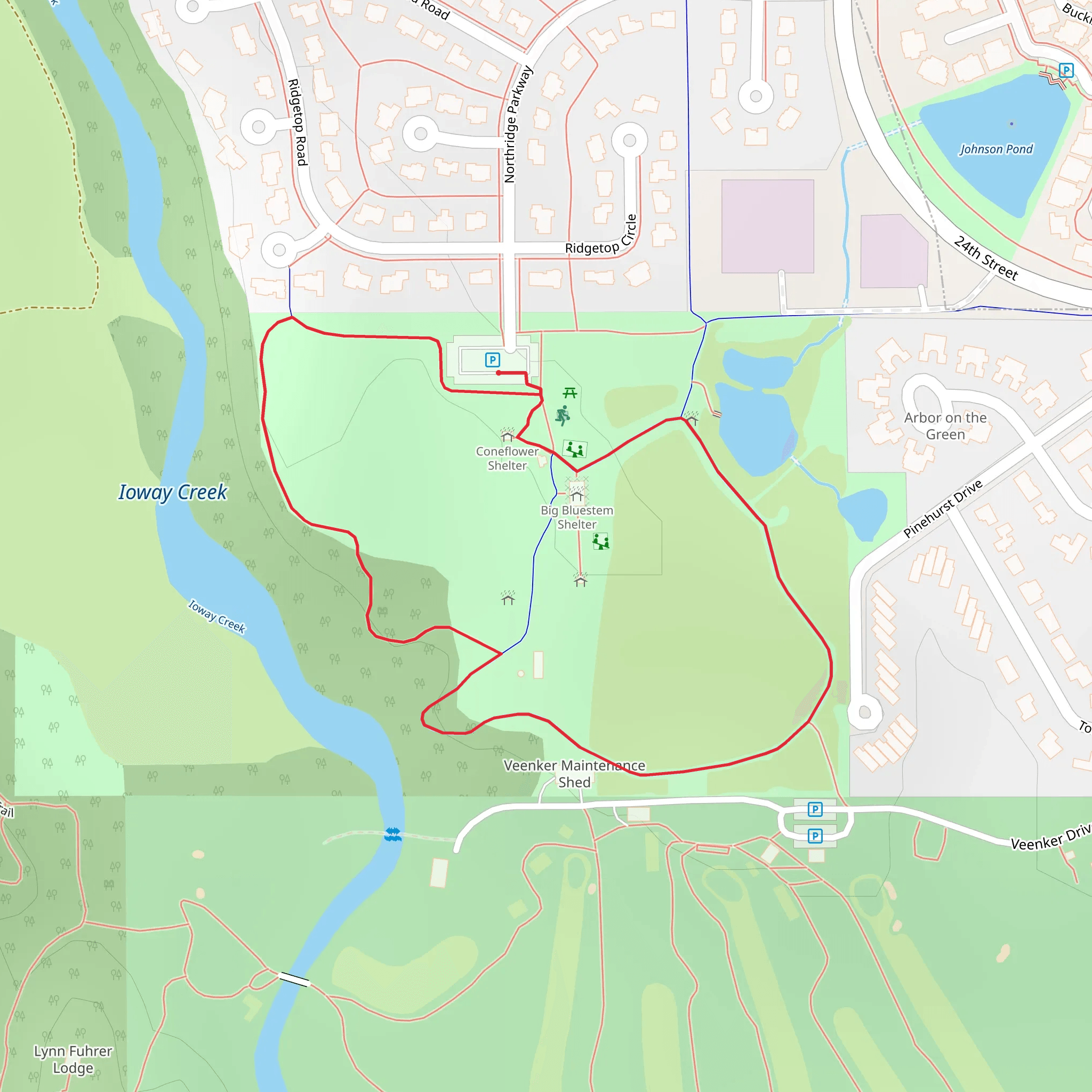 Moore Memorial Park mobile static map