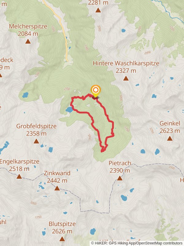 Neualm - Duisitzkarsee Lake Loop mobile static map