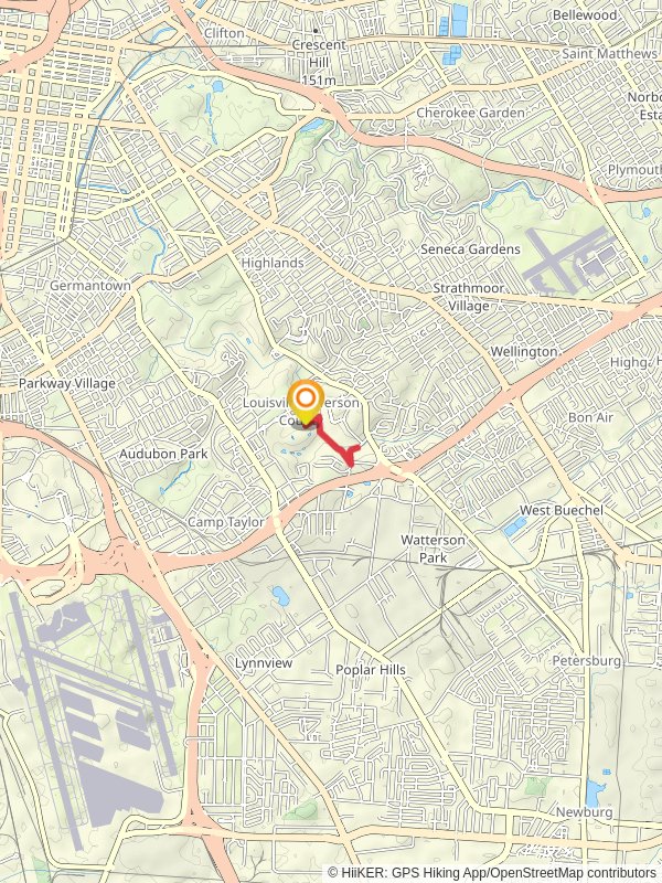 Walk beside South Fork Beargrass Creek