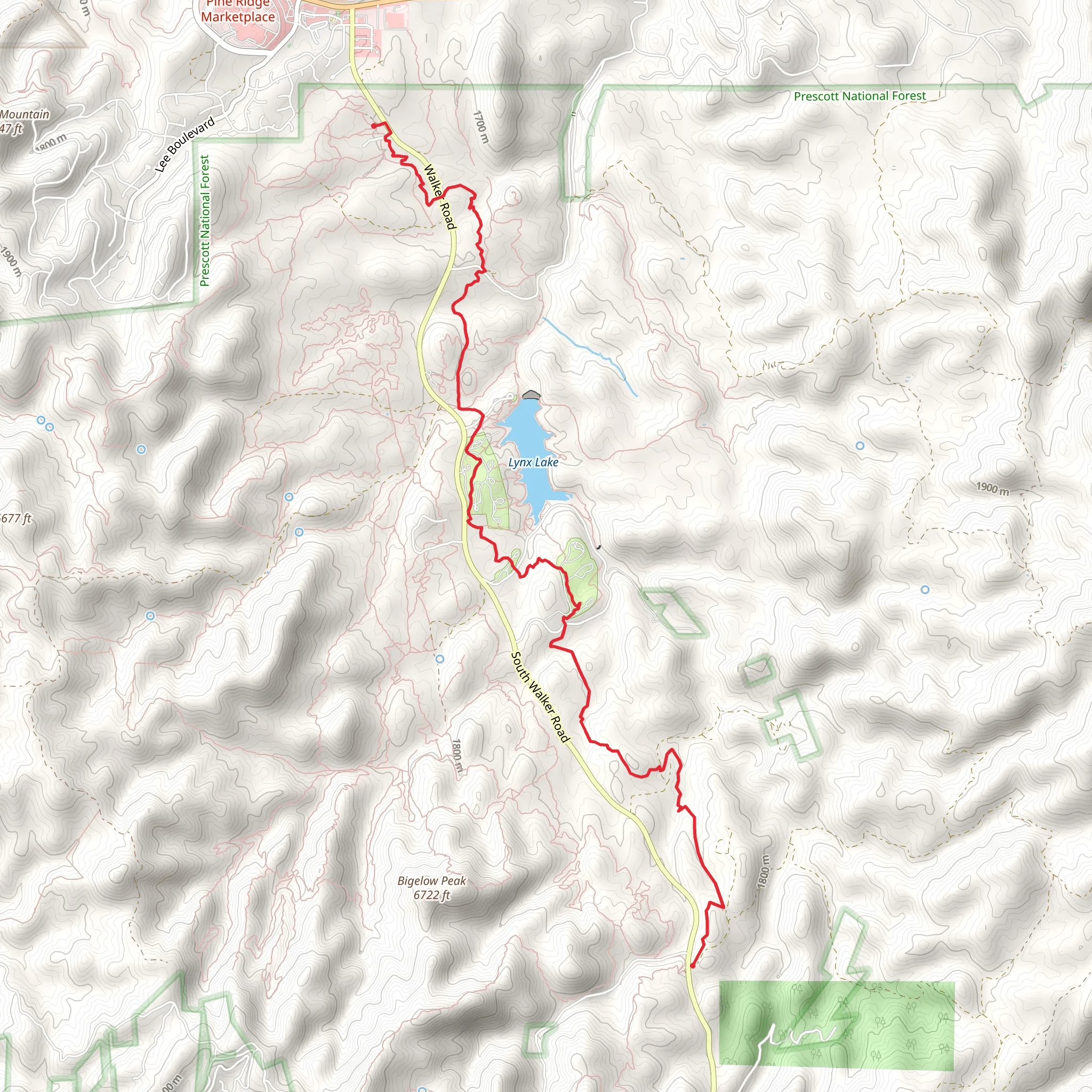 Homestead Trail mobile static map