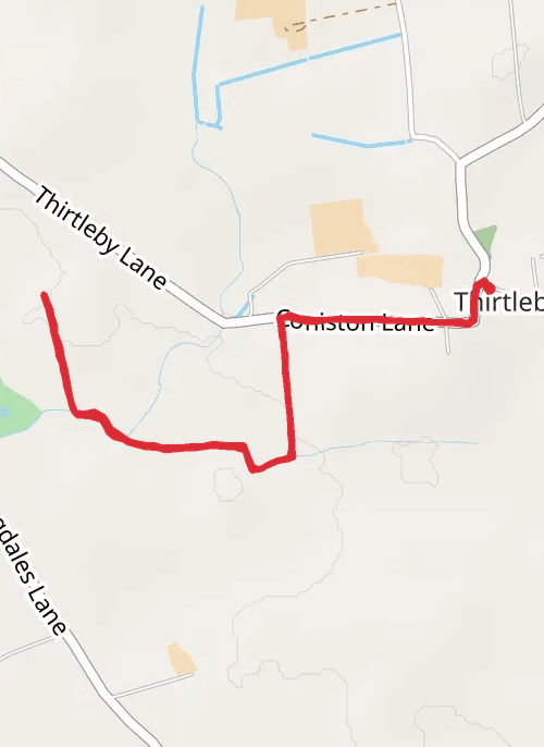 Bridle path mobile static map