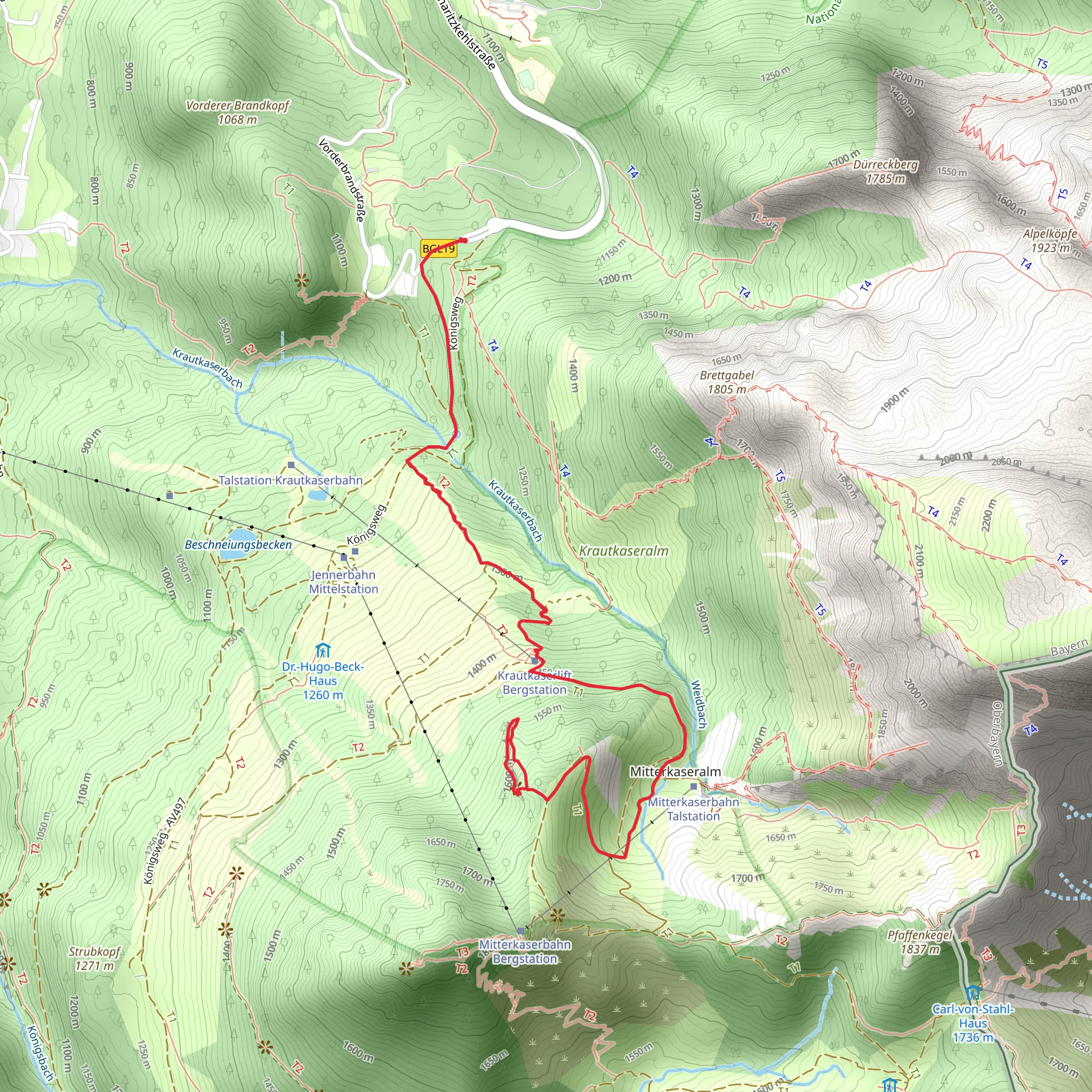 Aussicht am Vogelstein mobile static map