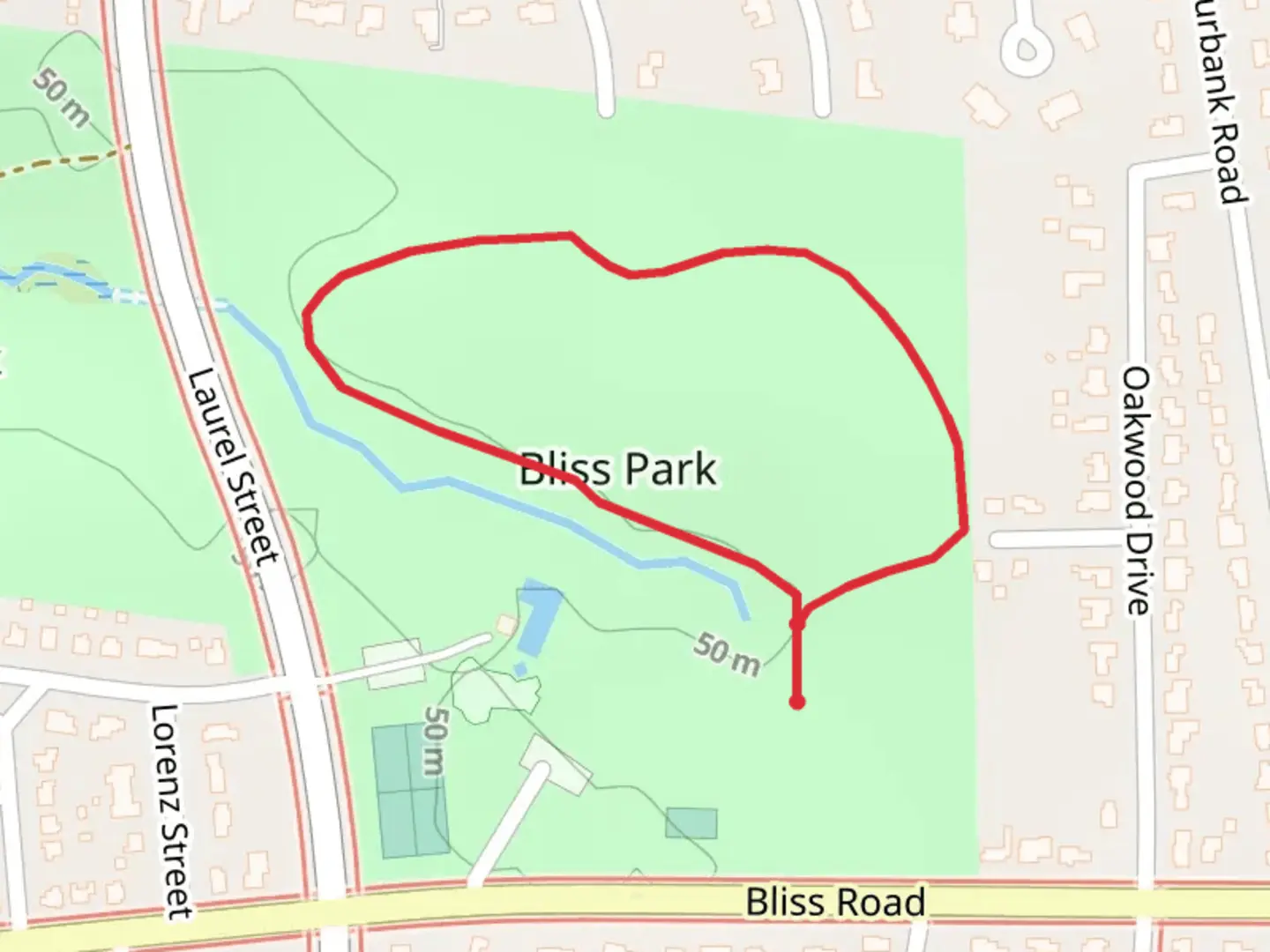 An image depicting the trail Cooley Brook - Bliss Park Loop and its surrounding area.