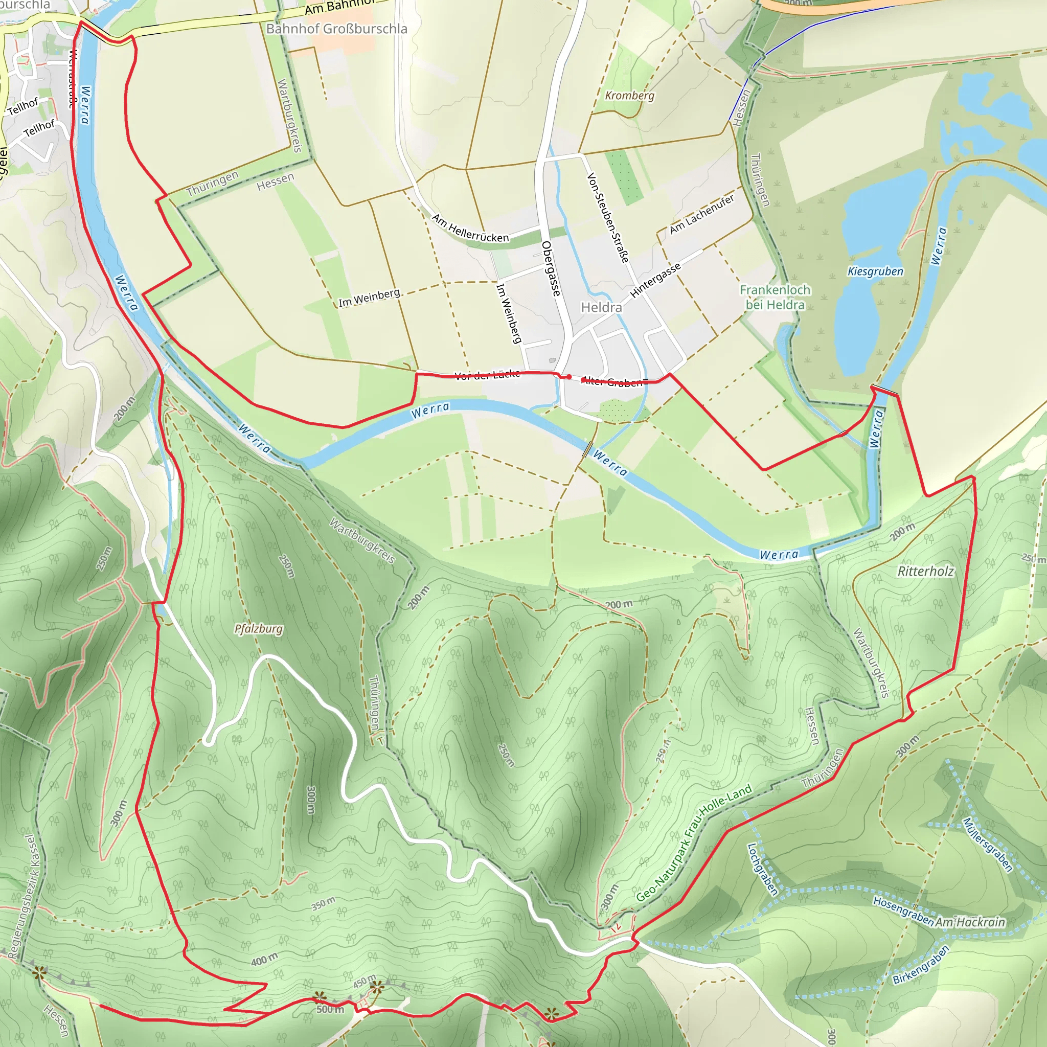 Heldrastein via Premiumweg Heldrastein mobile static map