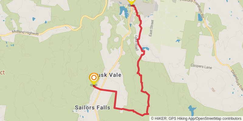The Wallaby Track alt 5 Map