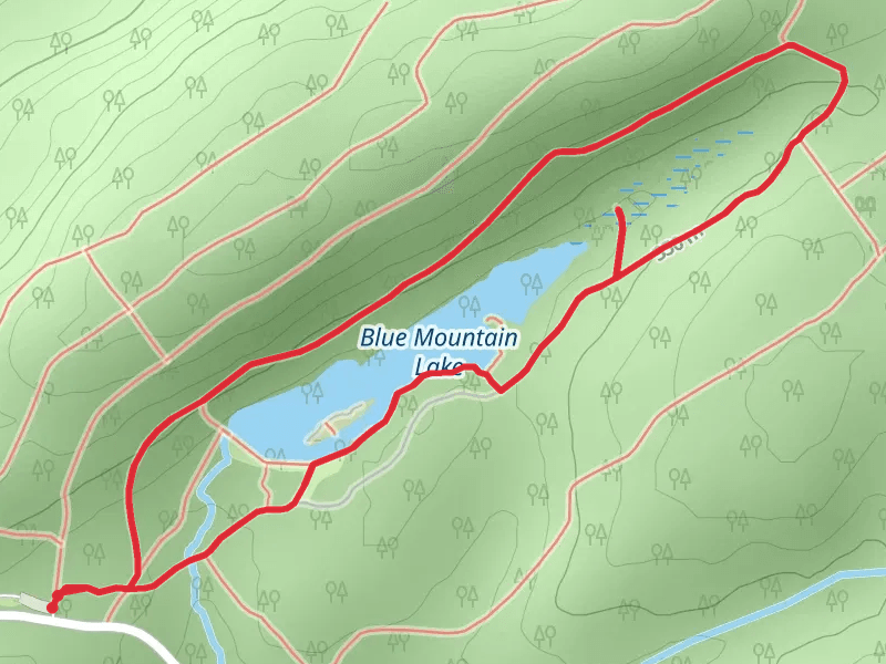 Blue Mountain Lake Loop