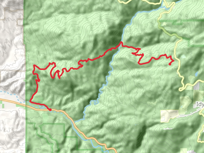 Bee Canyon Road and San Jacinto Ridge Road Trail