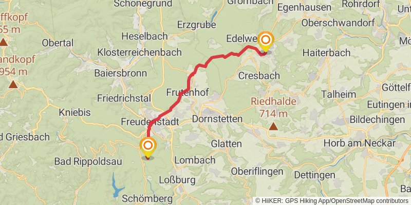 Ostweg stage 5 Map