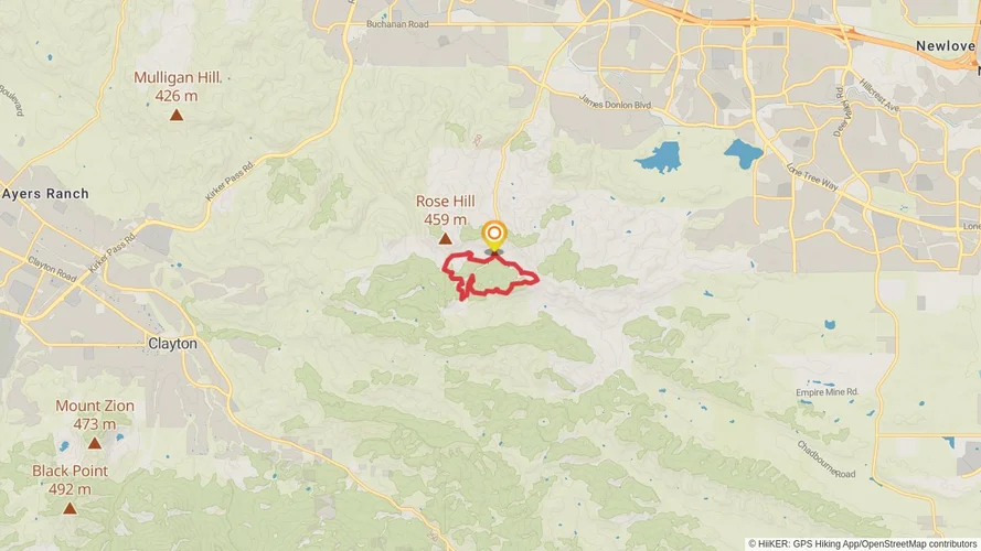 Stewartville, Manhattan Canyon and Nortonville Pass Loop Trail