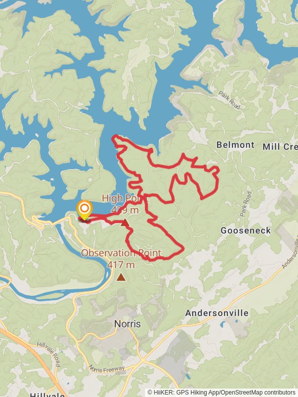 Lake View Trail, Clear Creek and High Point Loop