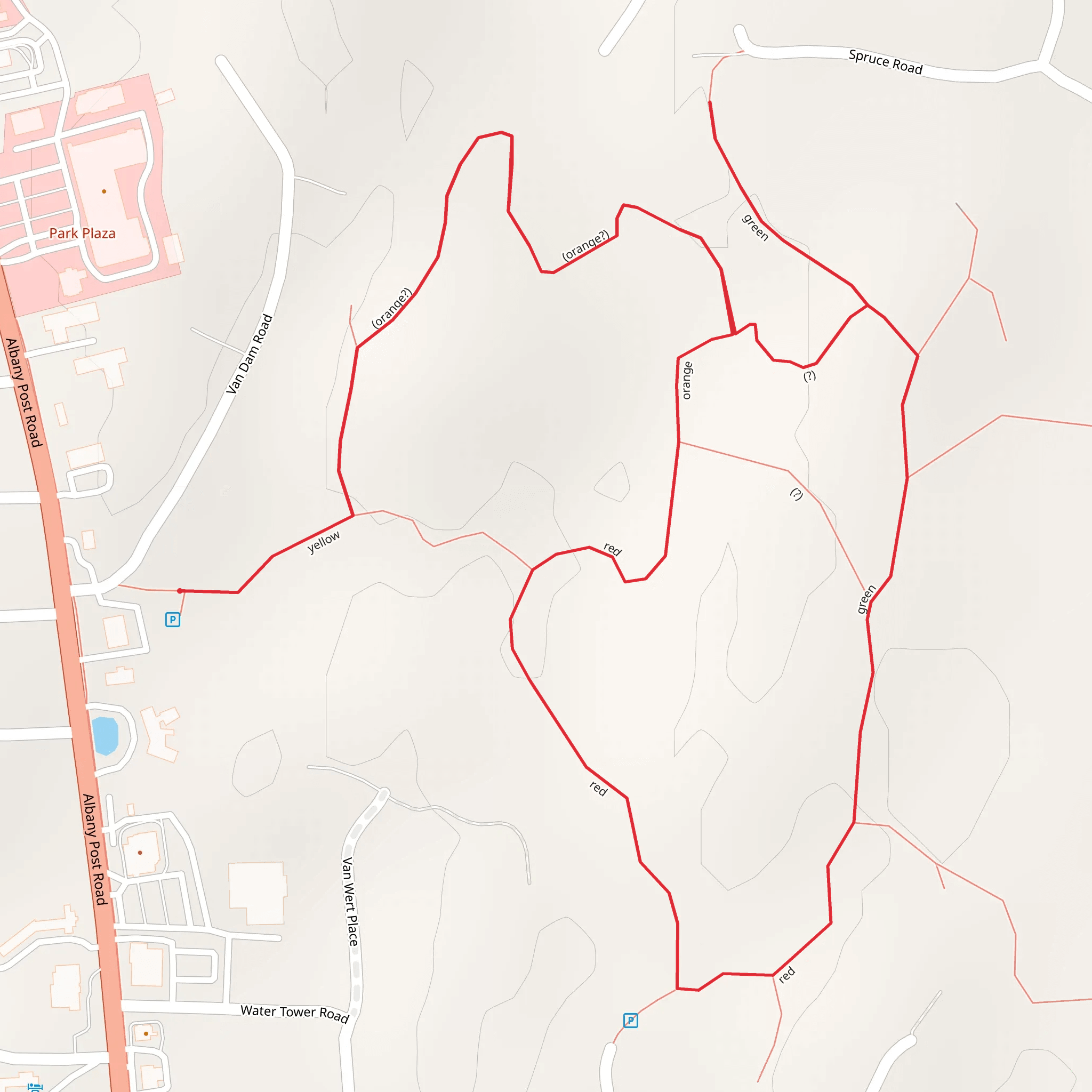 Green - Orange Loop mobile static map