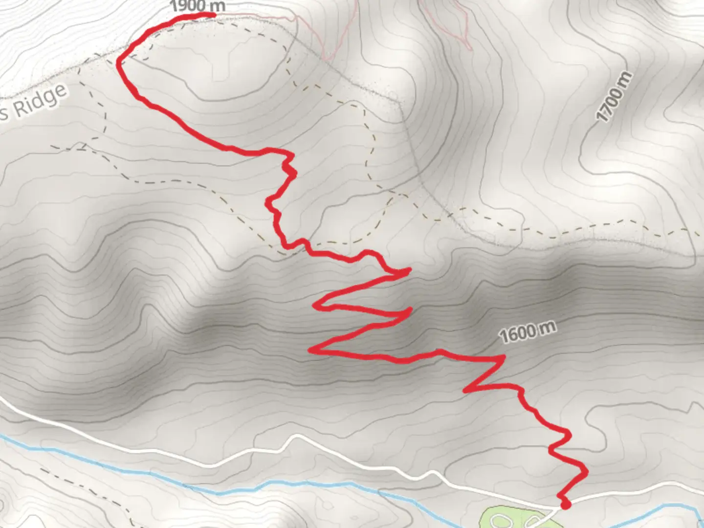 An image depicting the trail Grey Rock Trail and its surrounding area.