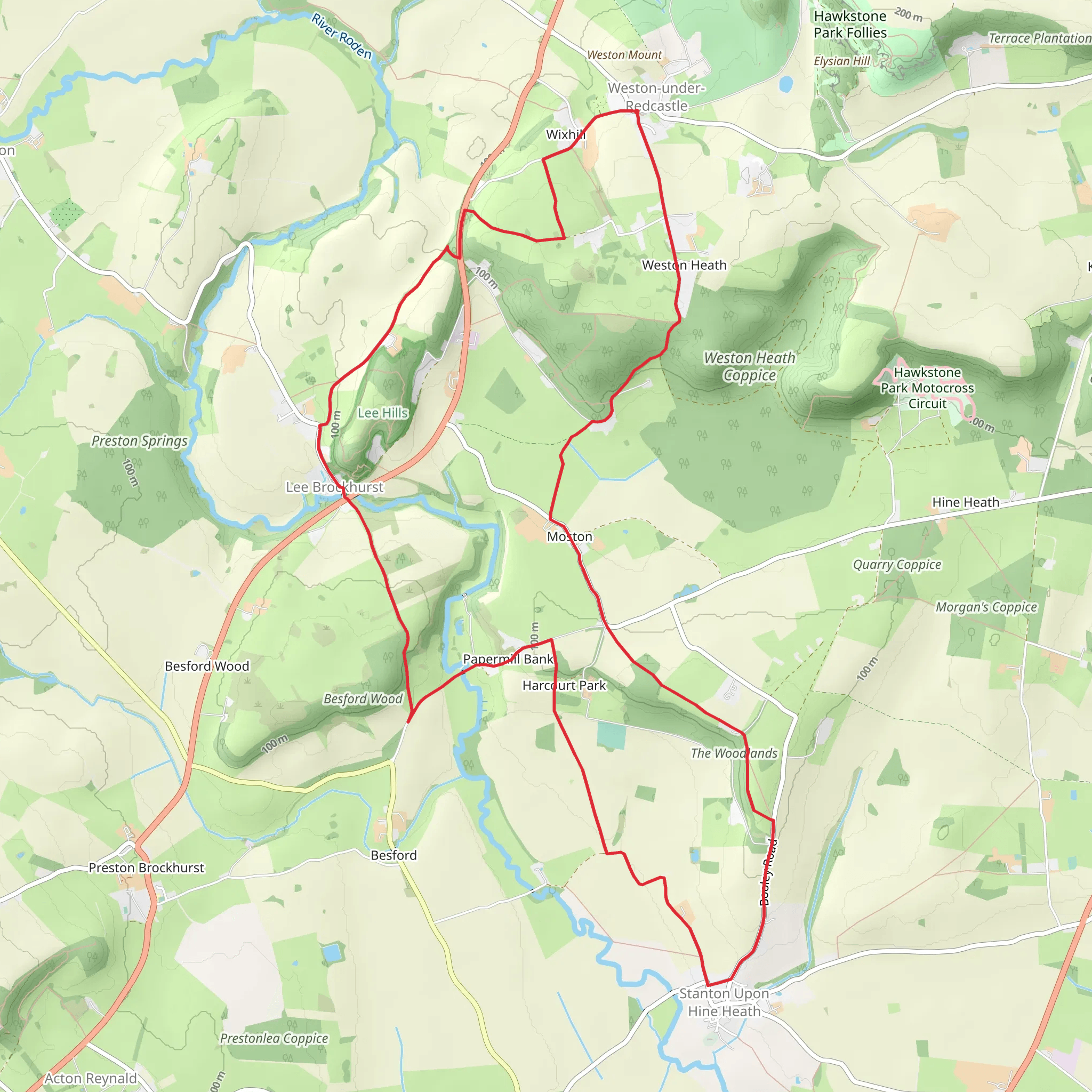 Weston - Lee Brockhurst and Stanton mobile static map