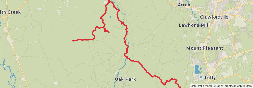 American Perimeter Trail - Florida Primary stage 23 Map