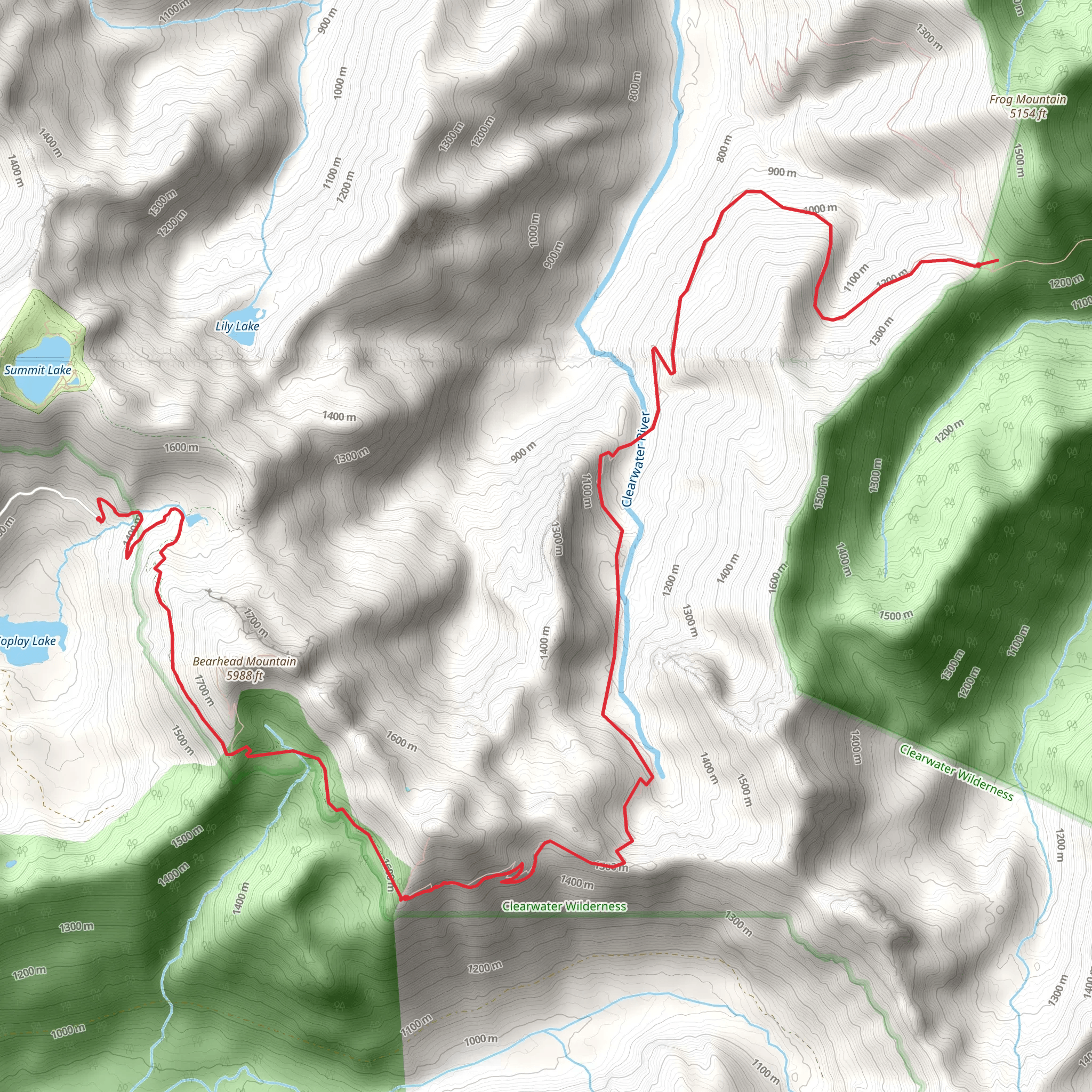 Carbon Trail mobile static map