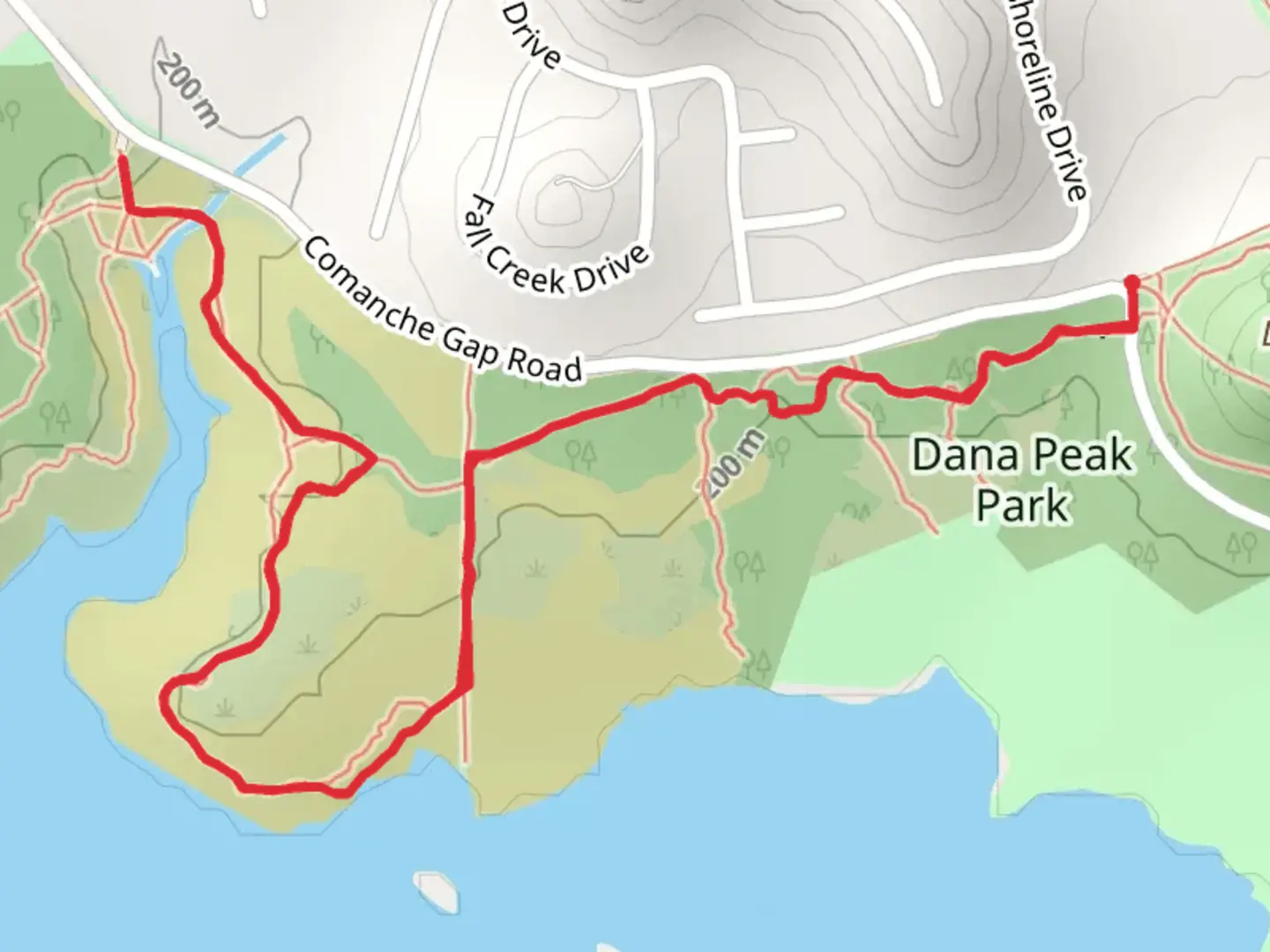 An image depicting the trail Sidewinder Trail - Dana Peak and its surrounding area.