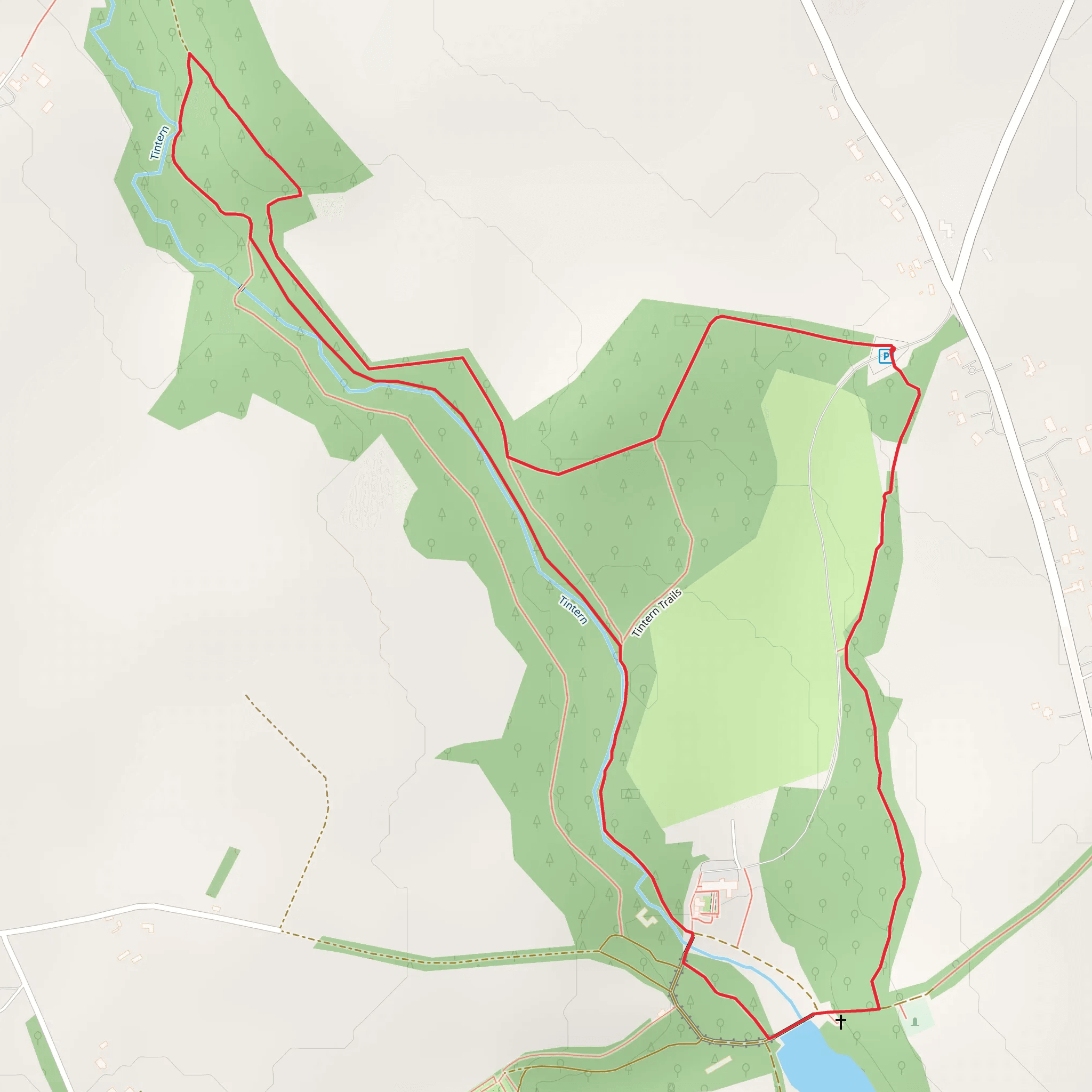 Abbot John Torrell Cistercian Trail mobile static map