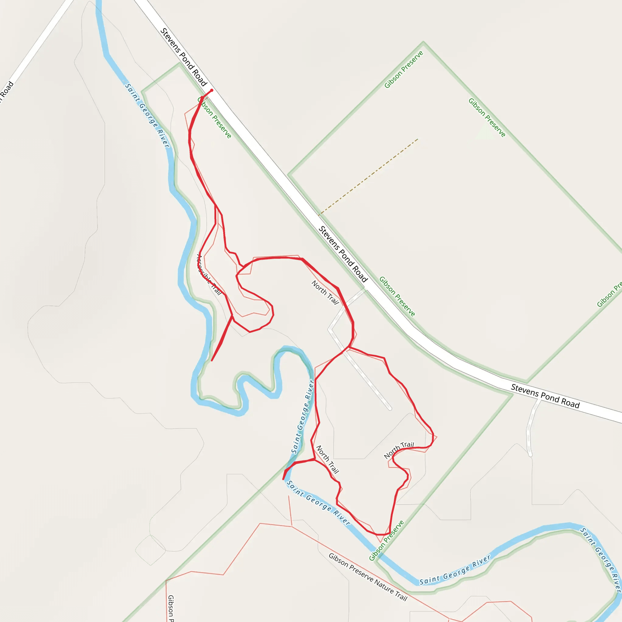 Saint George River mobile static map