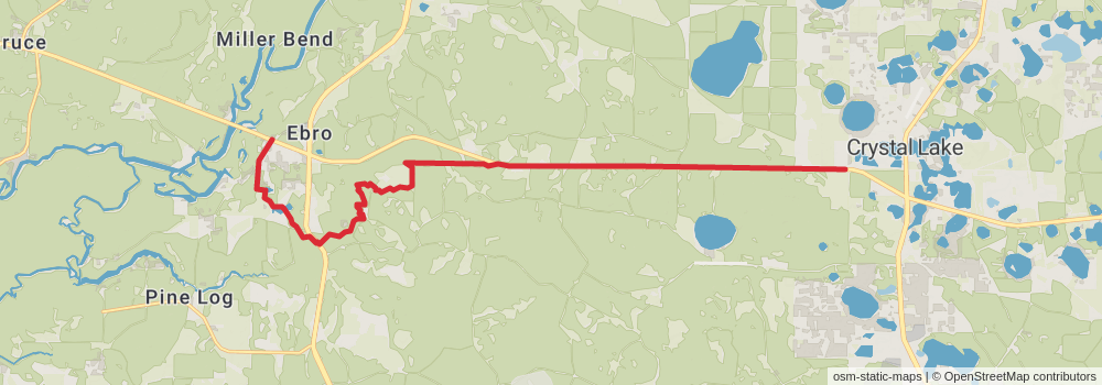 American Perimeter Trail - Florida Primary stage 13 Map