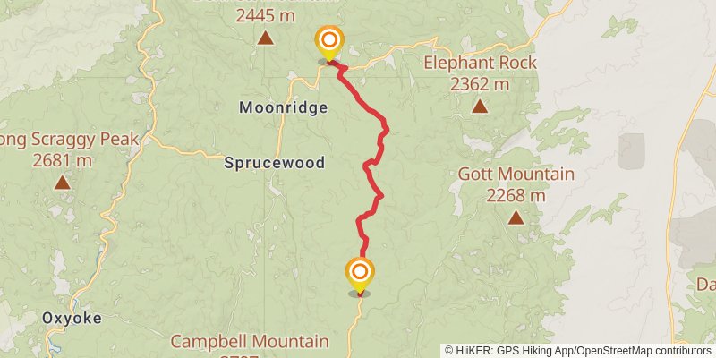American Discovery Trail South Route - Colorado stage 28 Map
