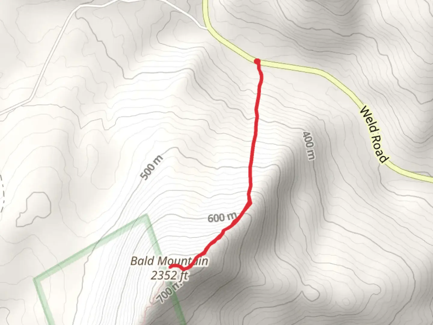 An image depicting the trail Bald Mountain Short Trail and its surrounding area.