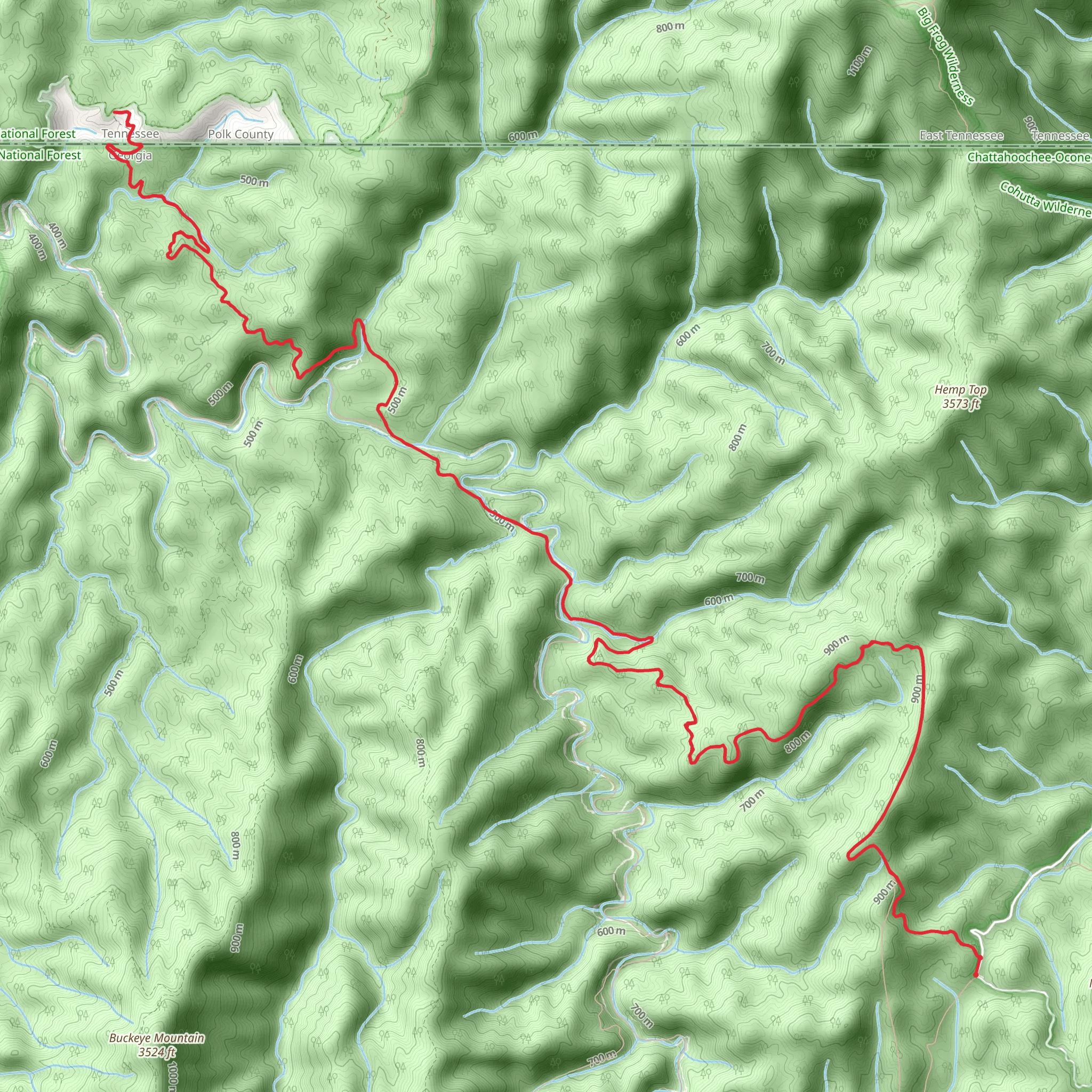 Hemp Top and Beech Bottom mobile static map
