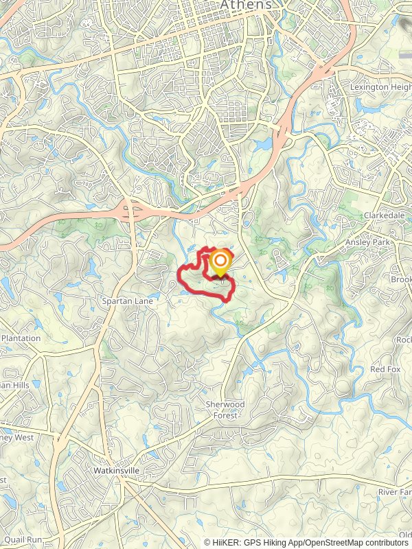 White and Orange Loop Trail - The State Botanical Garden of Georgia