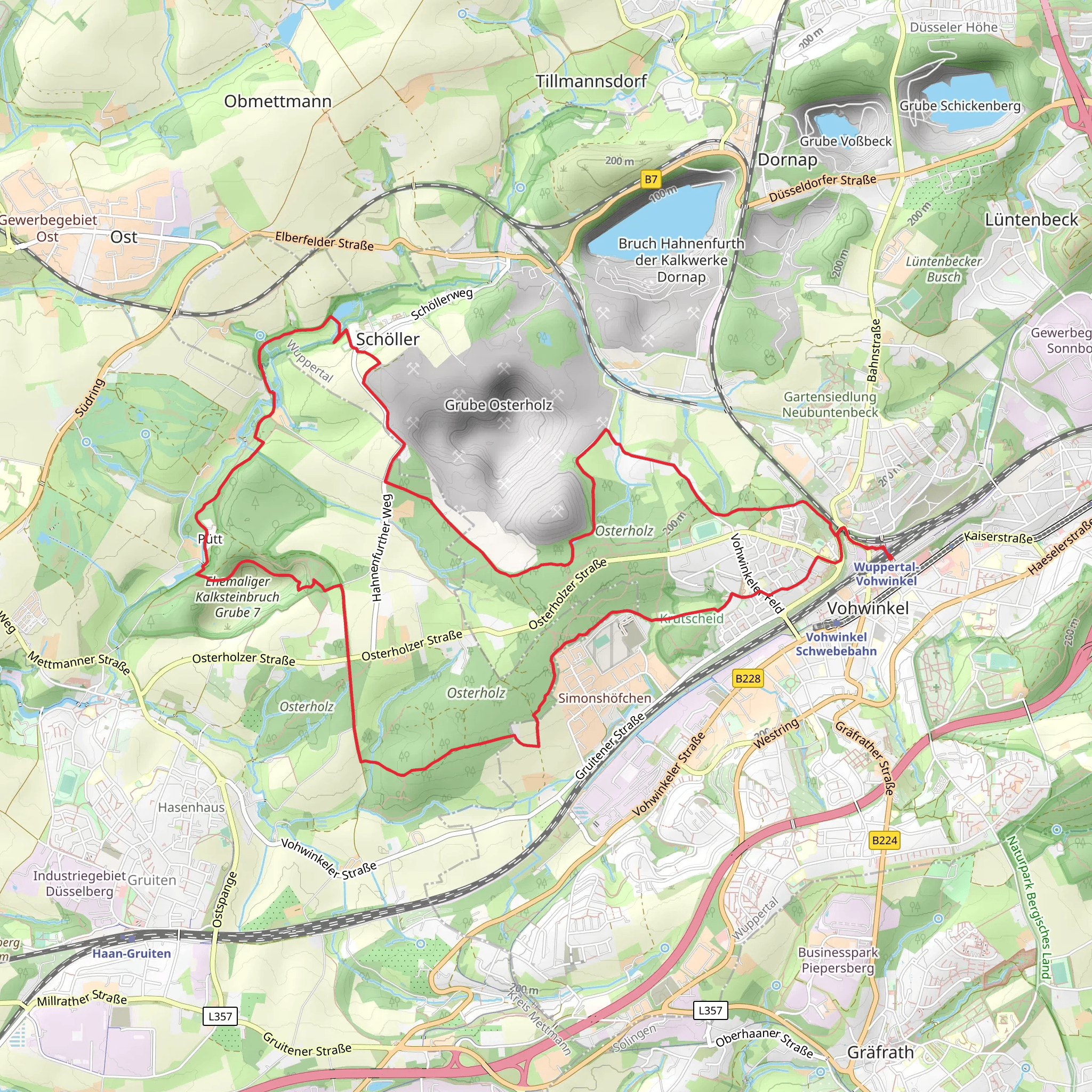 Eulenkopf Rundweg mobile static map