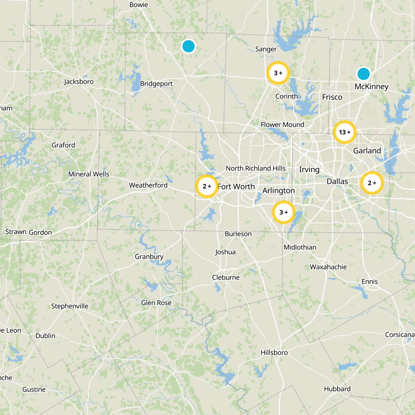 Tarrant County Static Map