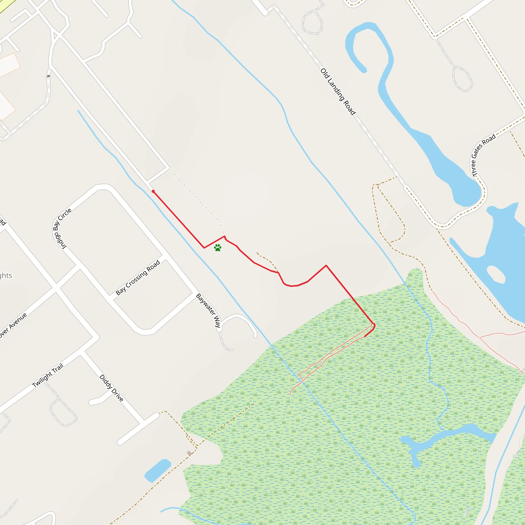 Indigo Bay Circle mobile static map