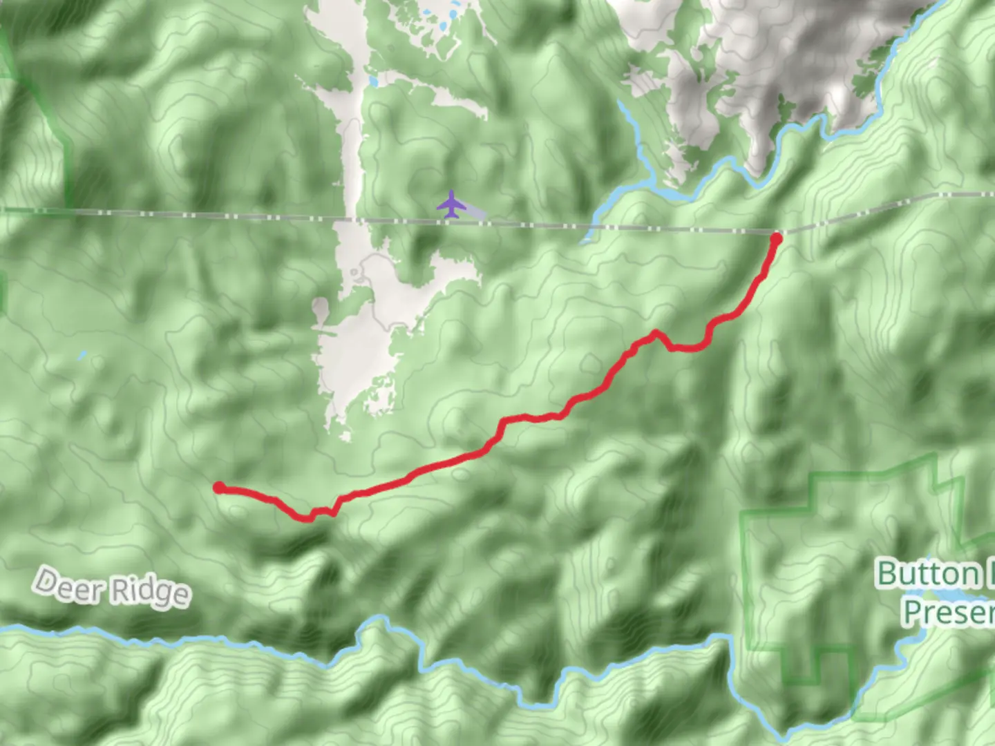 An image depicting the trail Johnny Park Trail and its surrounding area.