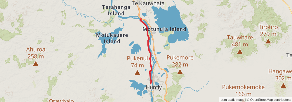 Te Araroa Trail stage 40 Map