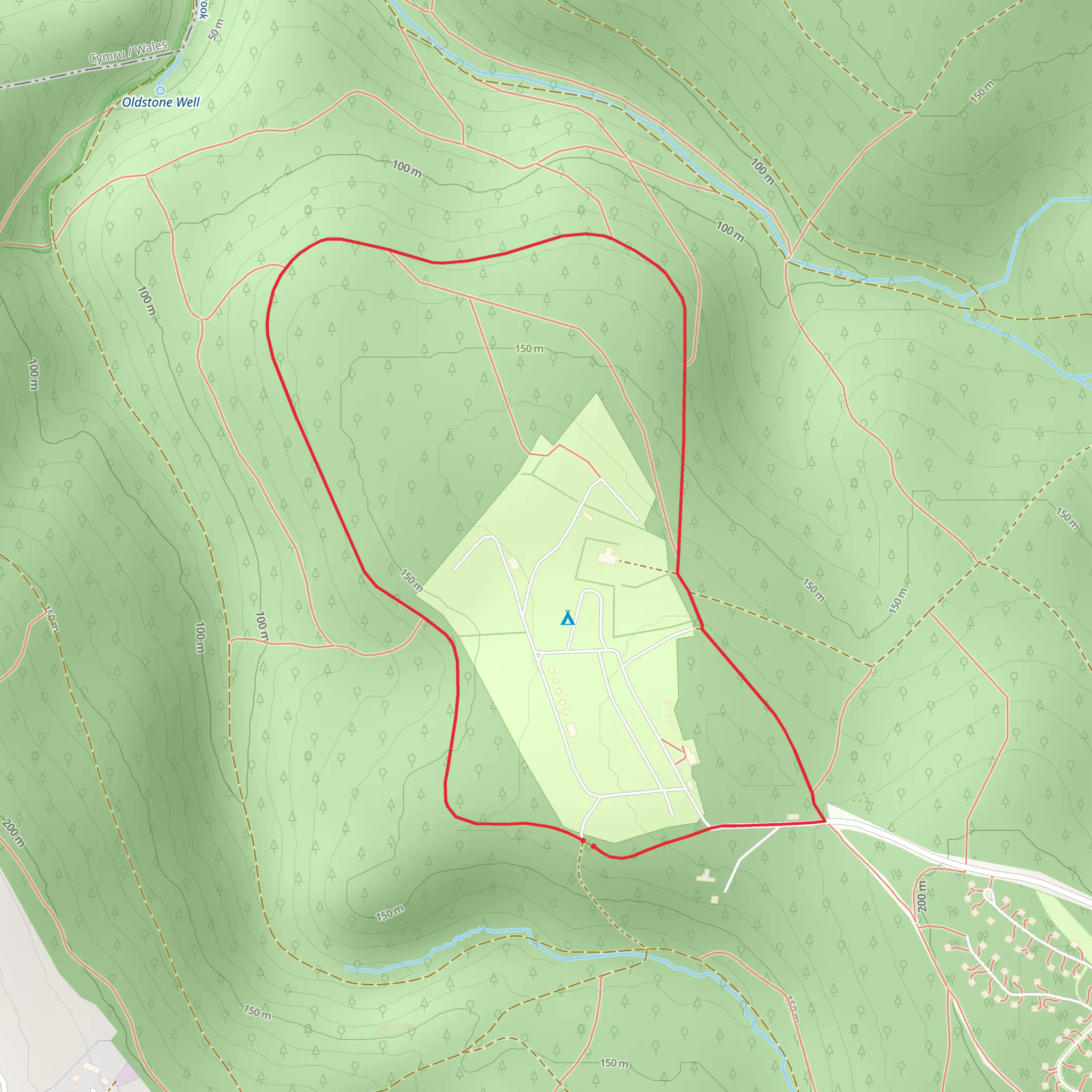 Highmeadow Woods Short Loop mobile static map