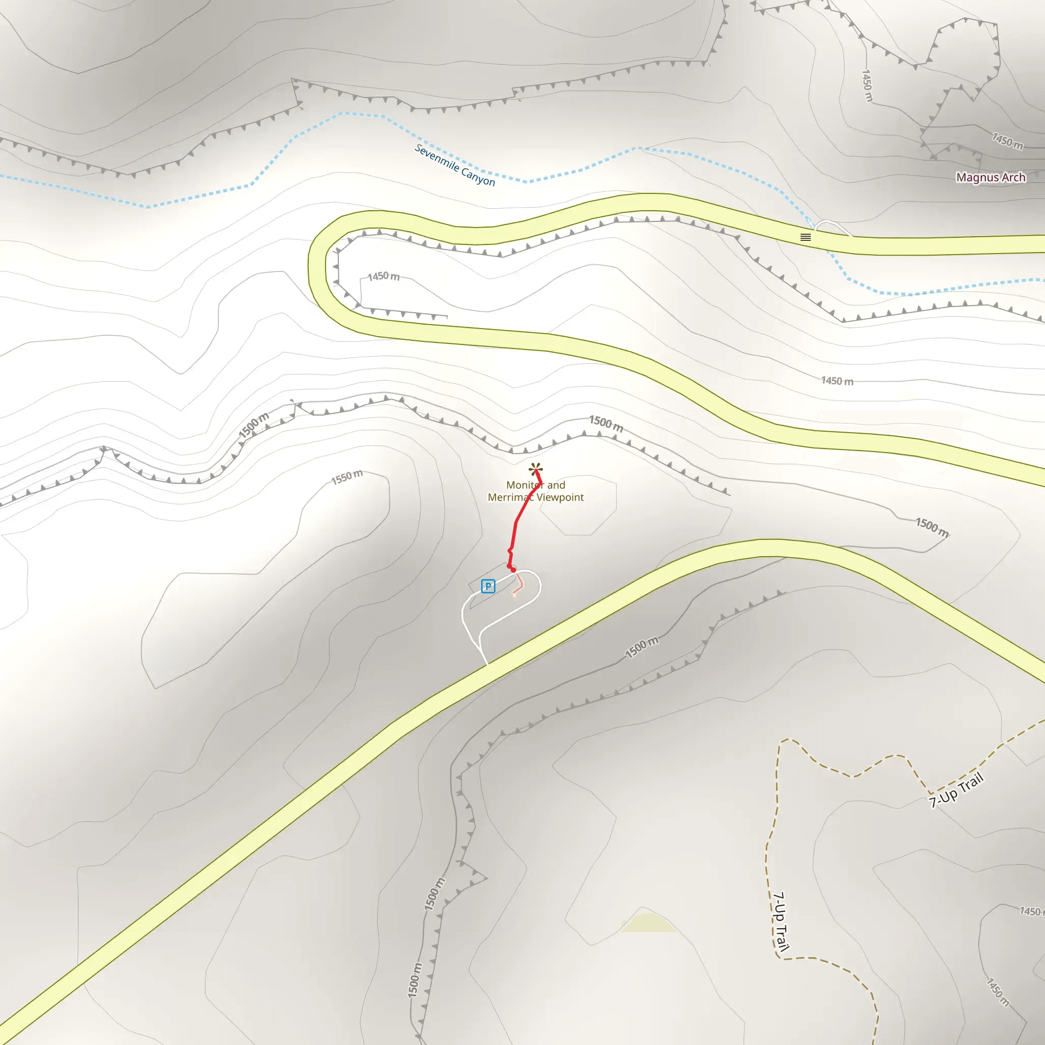 Monitor and Merrimac Viewpoint mobile static map