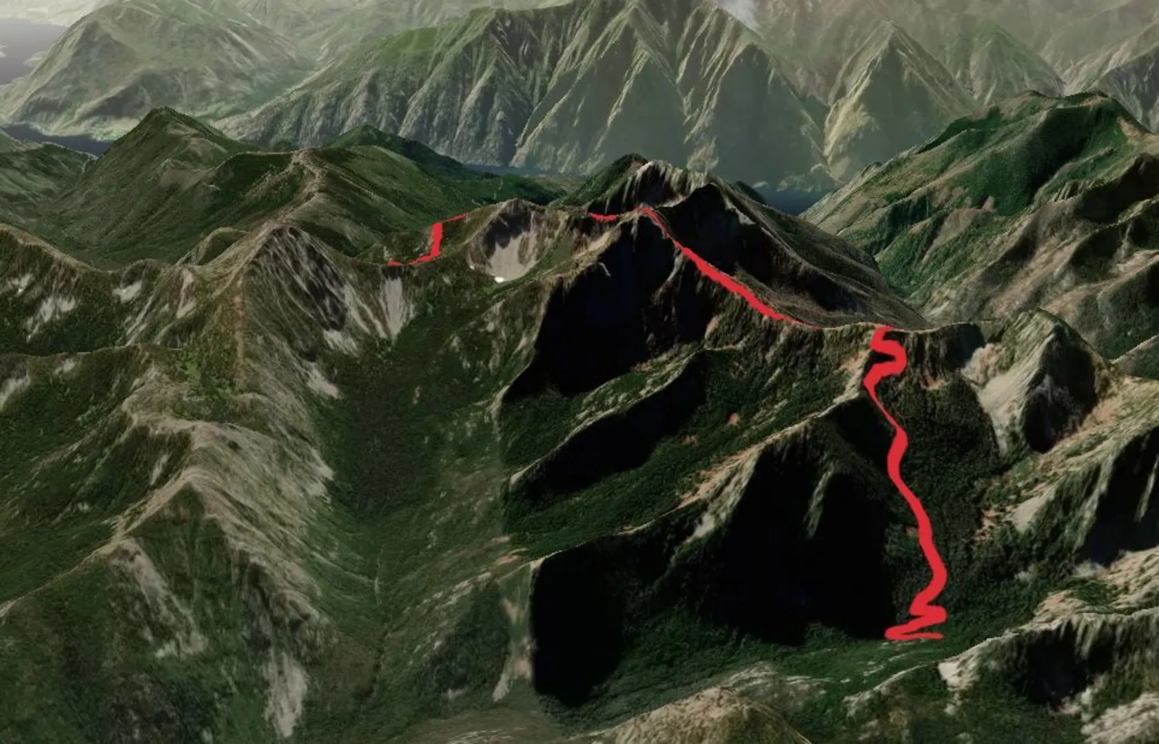 An image depicting the trail Navarre Way Trail via Summer Blossom Trail and its surrounding area.