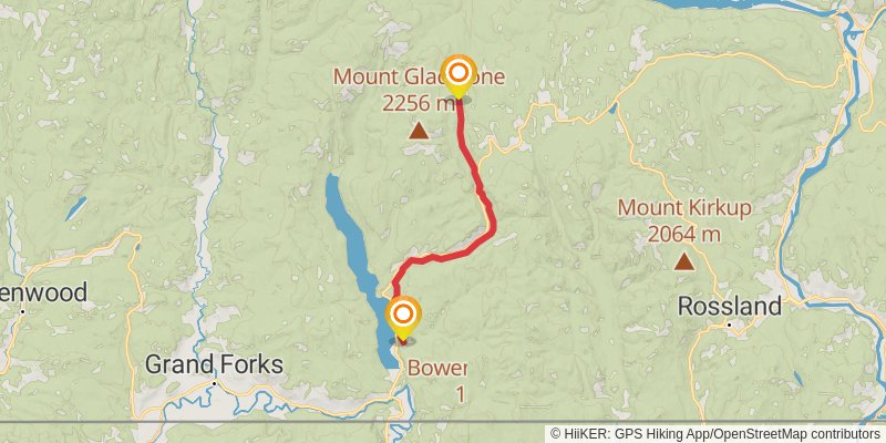 Kettle Valley Rail Trail stage 4 Map