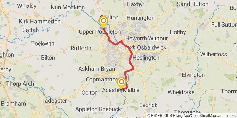 Ainsty Bounds Walk stage 3 Map