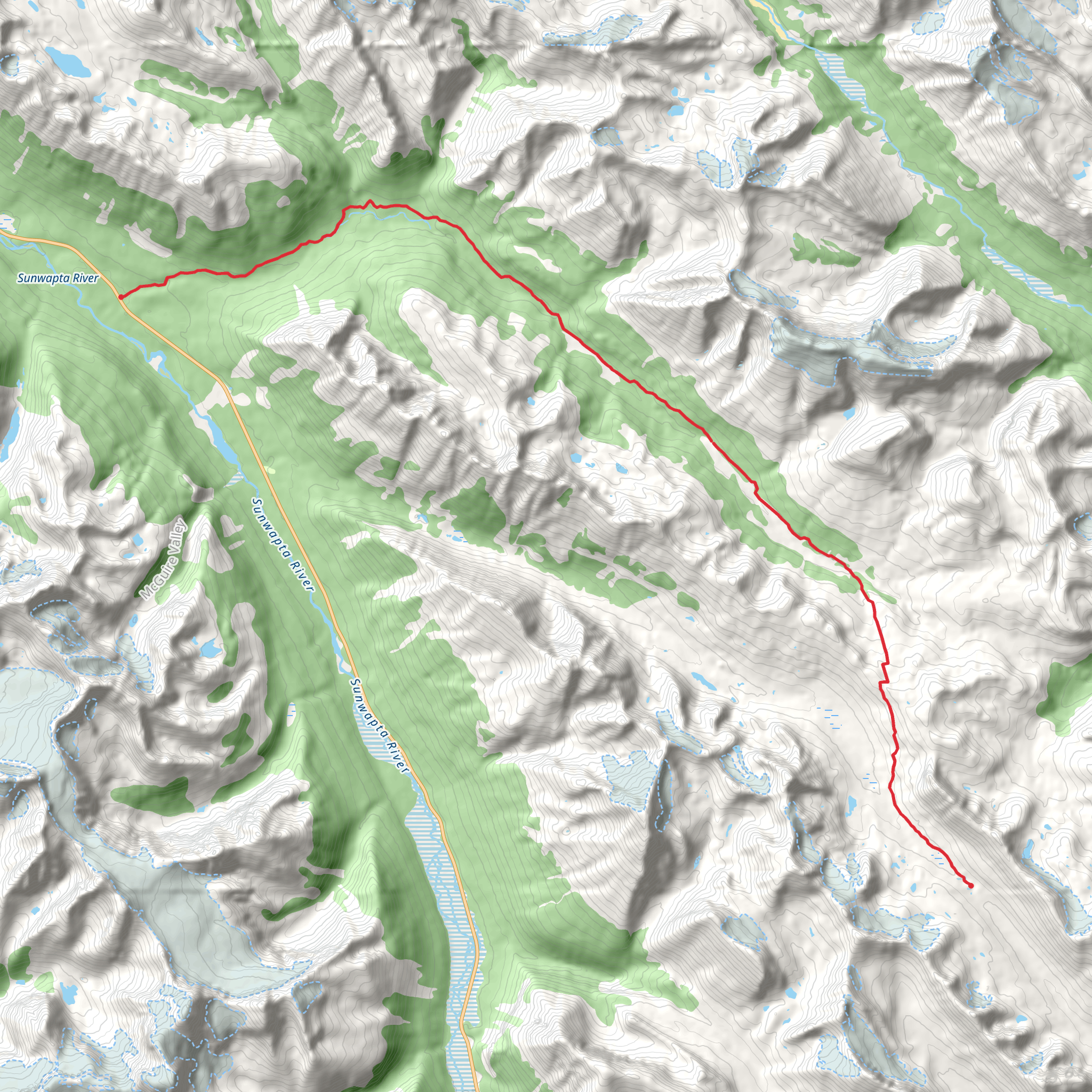 Poboktan - Jonas Pass mobile static map